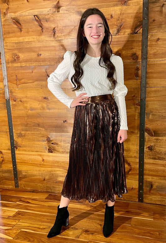 Find your Fire Midi Skirt