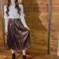 Find your Fire Midi Skirt